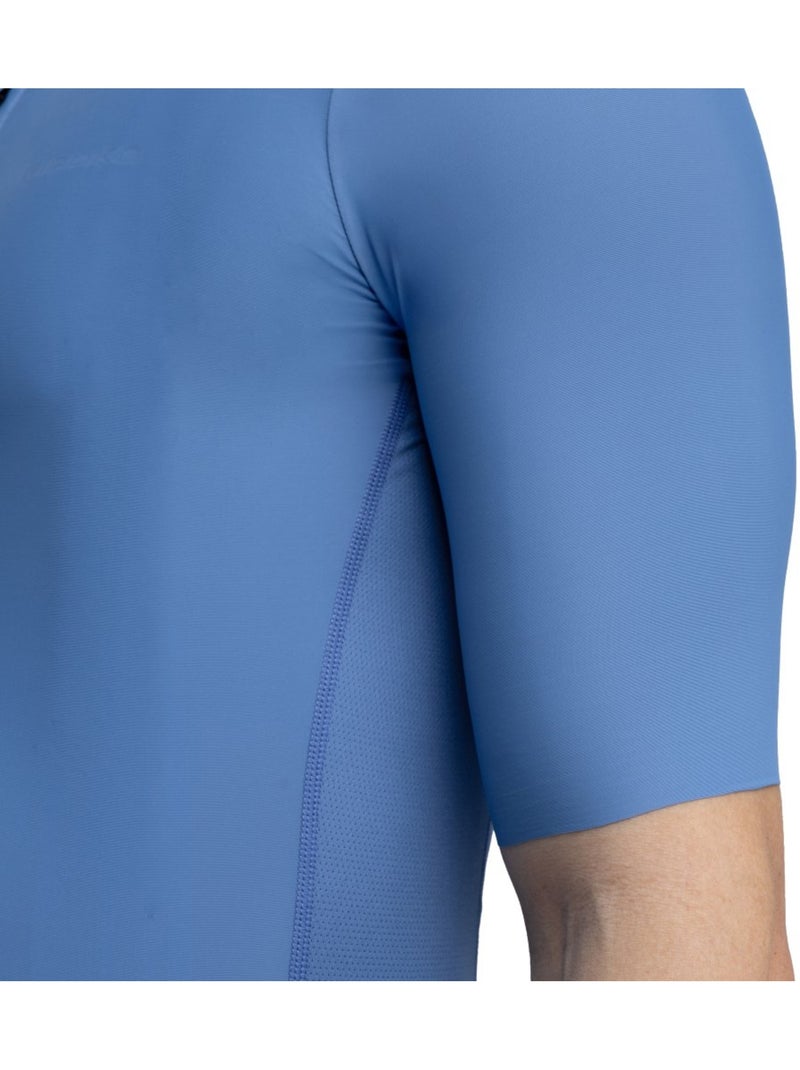 Maillot de manga corta hombre ultraligero ciclismo hombre srx tirreno Azul marino - Kiabi