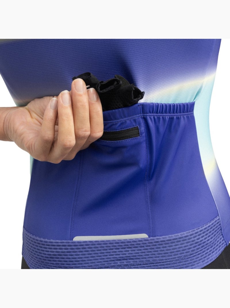 Maillot de manga corta mujer ciclismo mujer m2 bora Verde - Kiabi