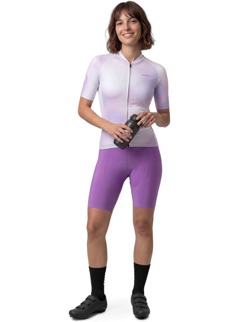 Maillot de manga corta mujer ciclismo mujer m2-w nrc Blanco - Kiabi