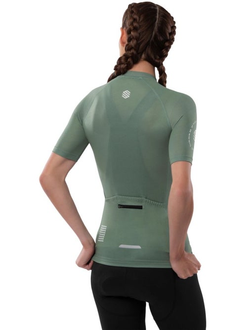 Maillot de manga corta mujer ultraligero ciclismo mujer m3 altitude - Kiabi Maillot de manga corta mujer ultraligero ciclismo mujer m3 altitude - Kiabi