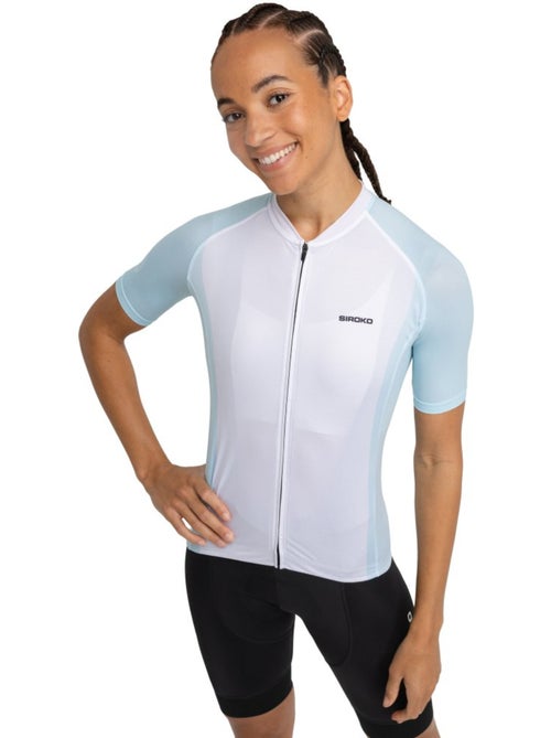 Maillot de manga corta mujer ultraligero ciclismo mujer m3 cielo - Kiabi Maillot de manga corta mujer ultraligero ciclismo mujer m3 cielo - Kiabi