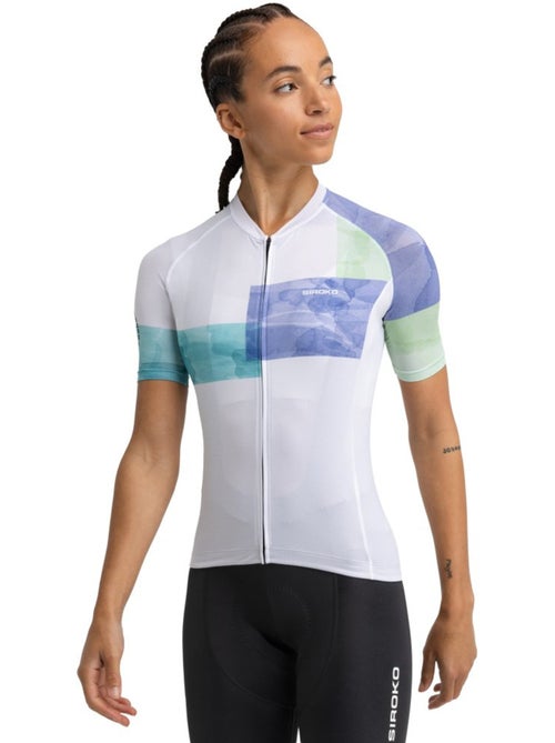 Maillot de manga corta mujer ultraligero ciclismo mujer m3 eclat - Kiabi Maillot de manga corta mujer ultraligero ciclismo mujer m3 eclat - Kiabi