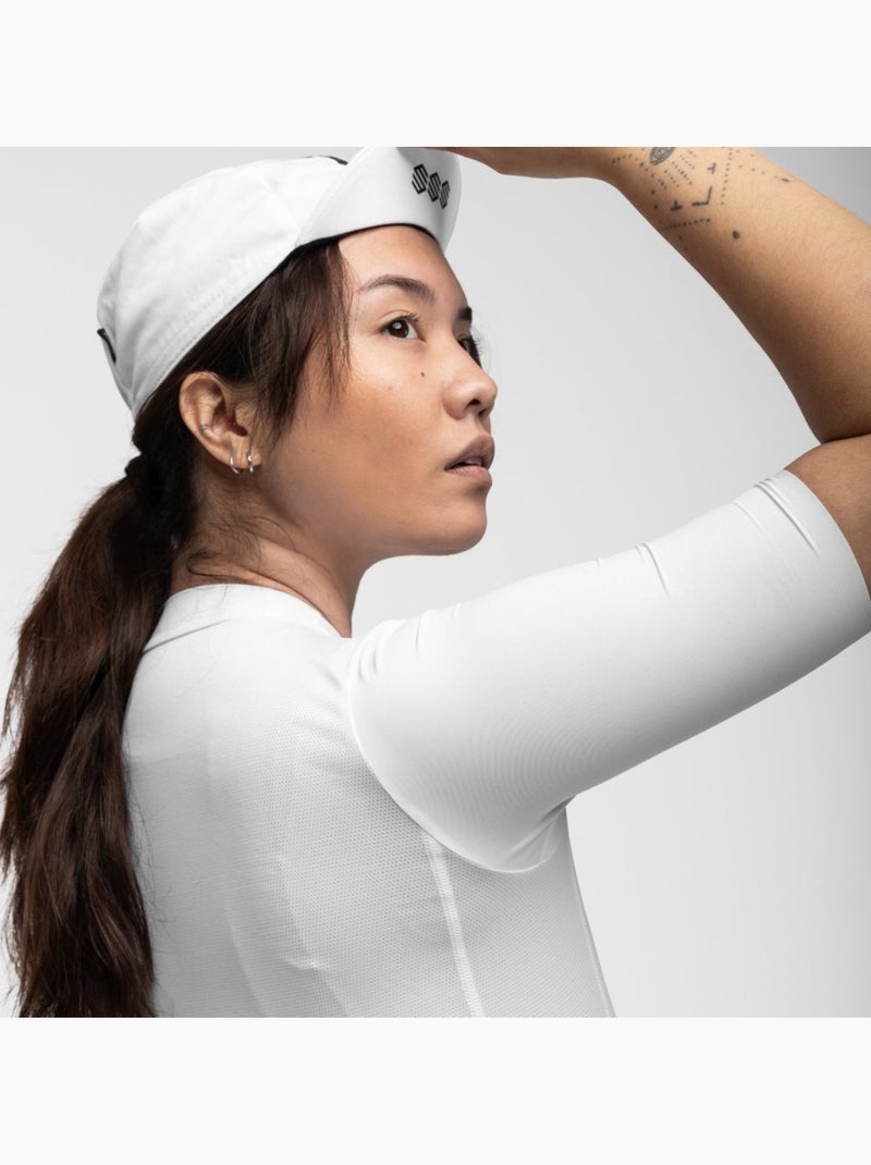 Maillot de manga corta ultraligero mujer ciclismo mujer srx airy Blanco - Kiabi