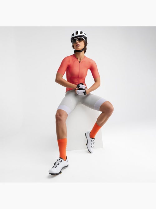 Maillot de manga corta ultraligero mujer ciclismo mujer srx peche - Kiabi Maillot de manga corta ultraligero mujer ciclismo mujer srx peche - Kiabi