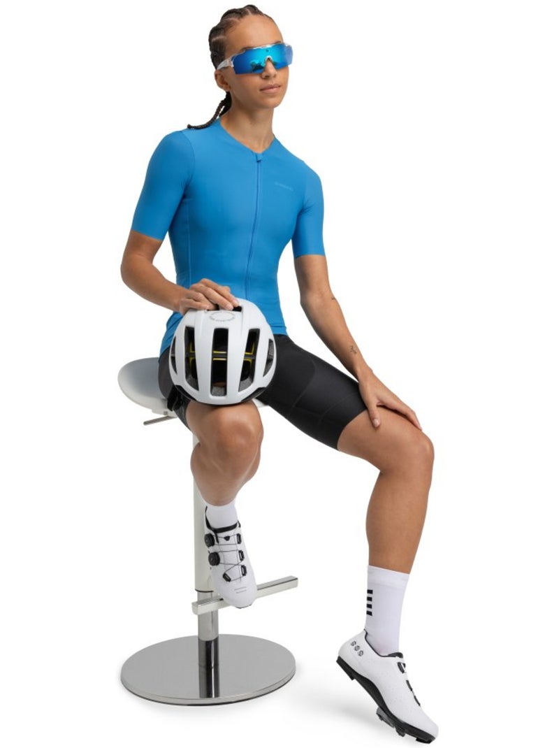 Maillot de manga corta ultraligero mujer ciclismo mujer srx vanguard Azul - Kiabi