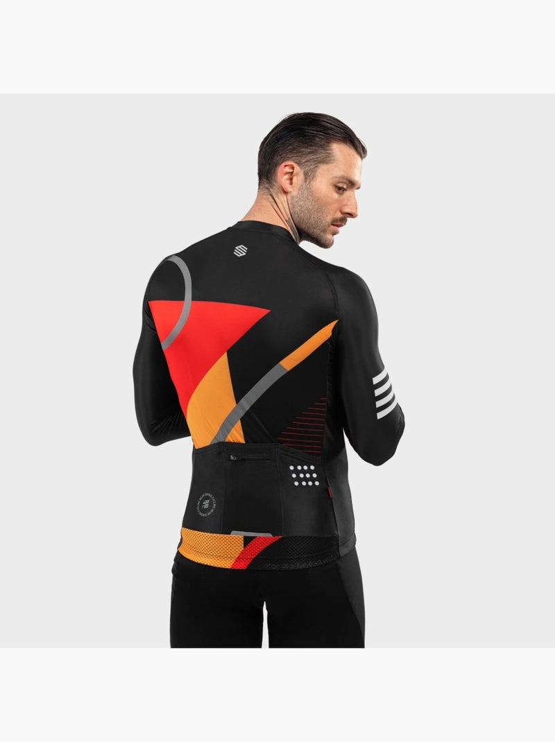 Maillot de manga larga hombre ciclismo hombre m2 arizona Negro - Kiabi