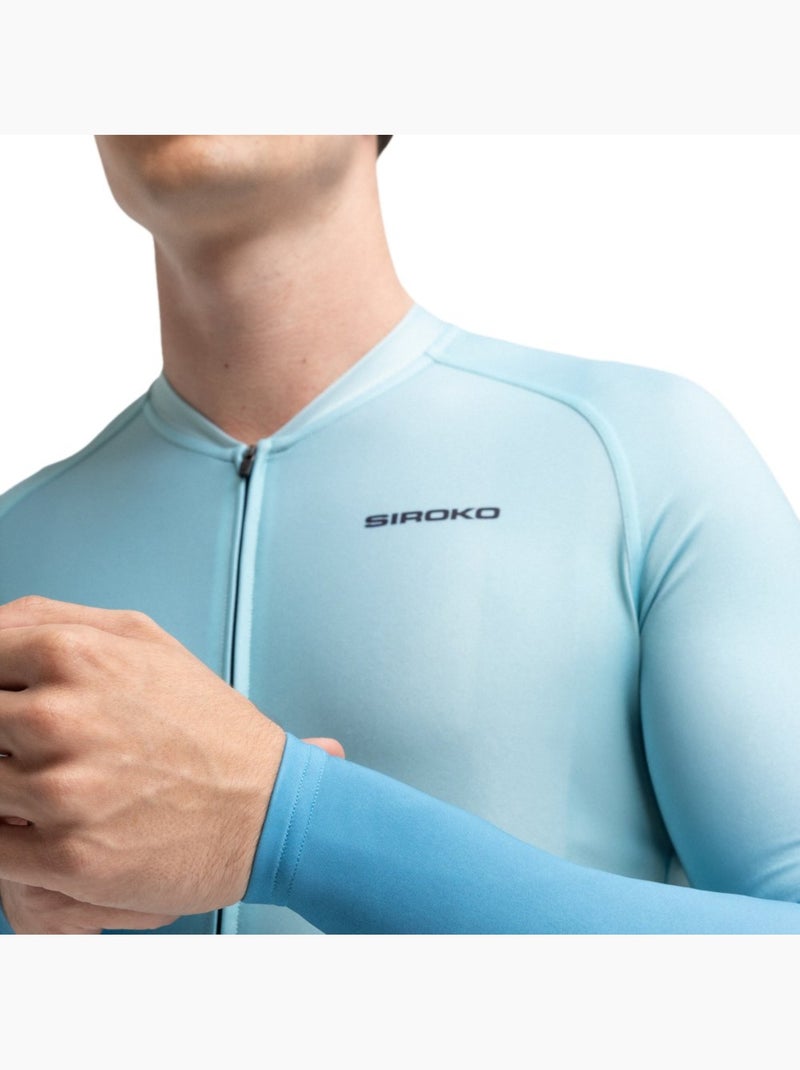 Maillot de manga larga hombre ciclismo hombre m2 corsa Azul - Kiabi