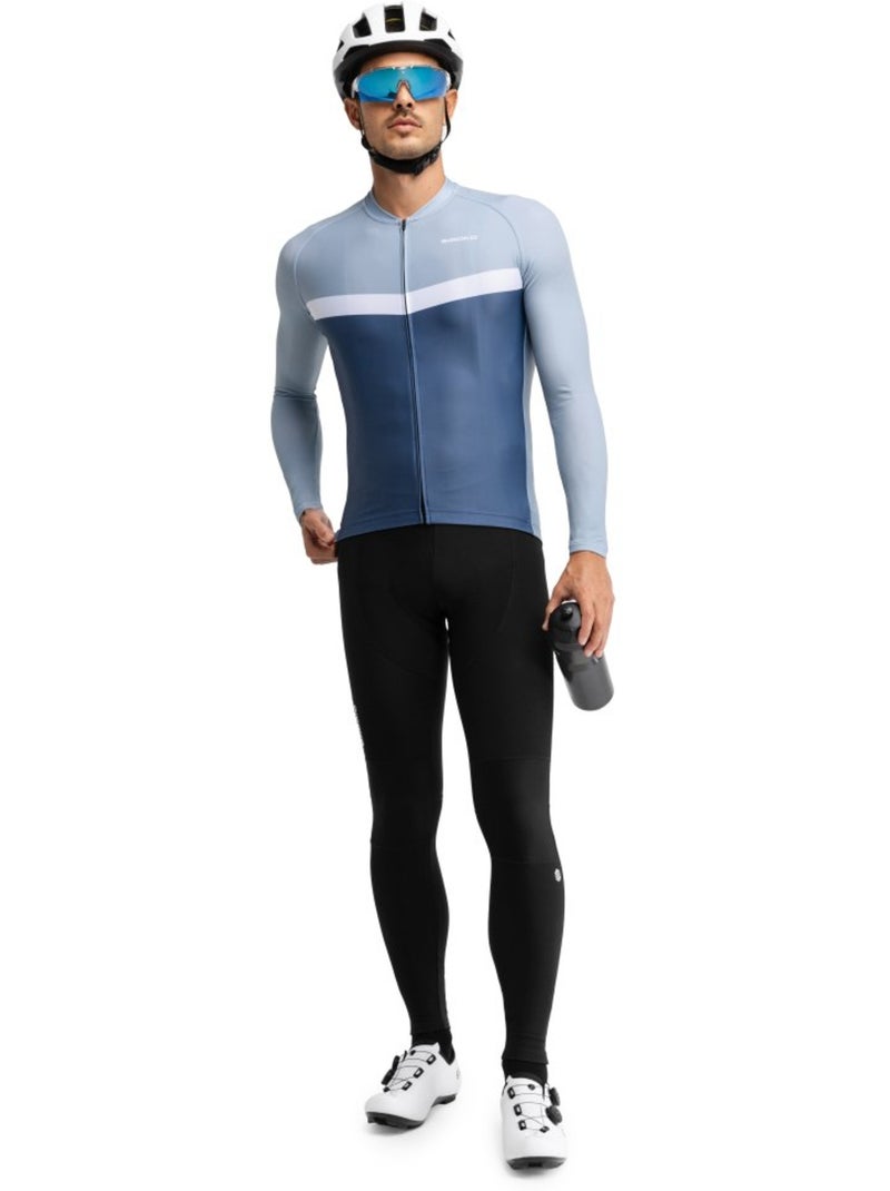 Maillot de manga larga hombre ciclismo hombre m2 jouxplane Azul - Kiabi