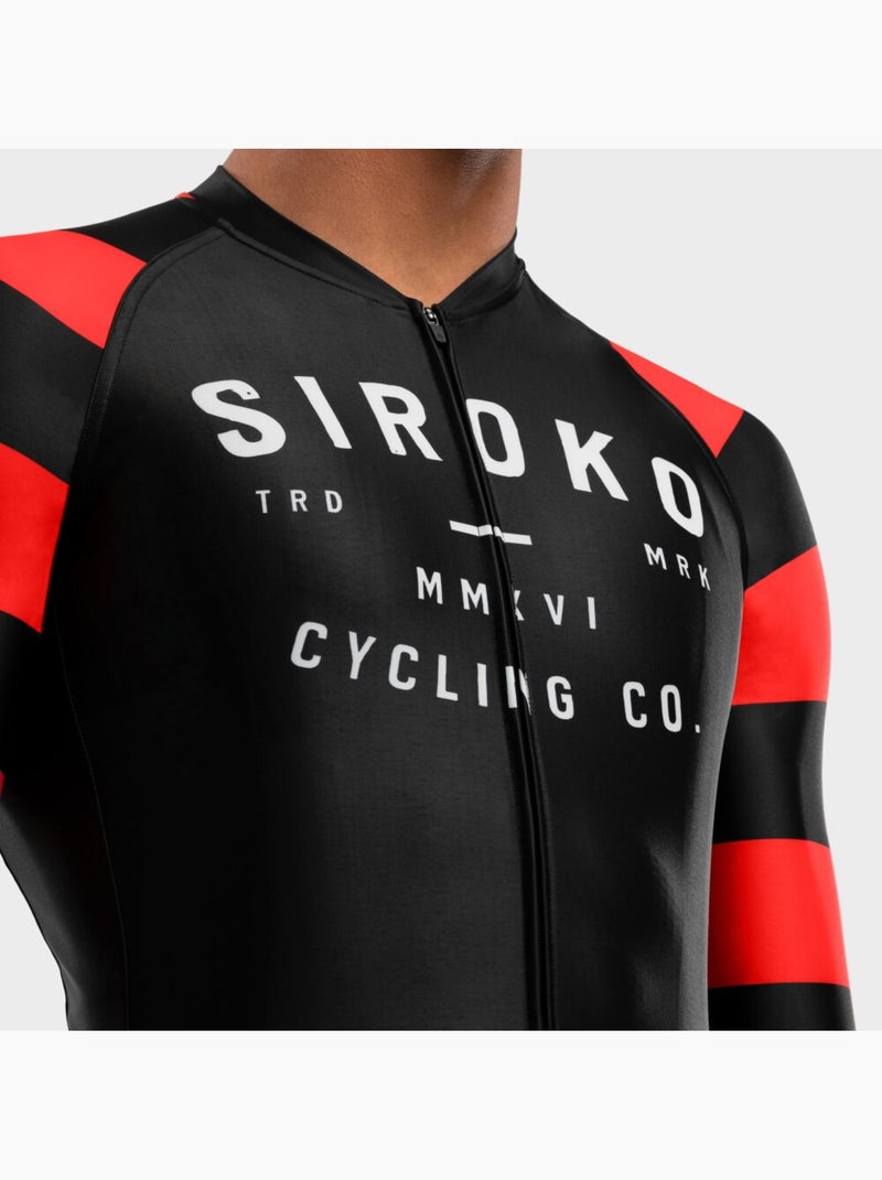 Maillot de manga larga hombre ciclismo hombre m2 rider Negro - Kiabi