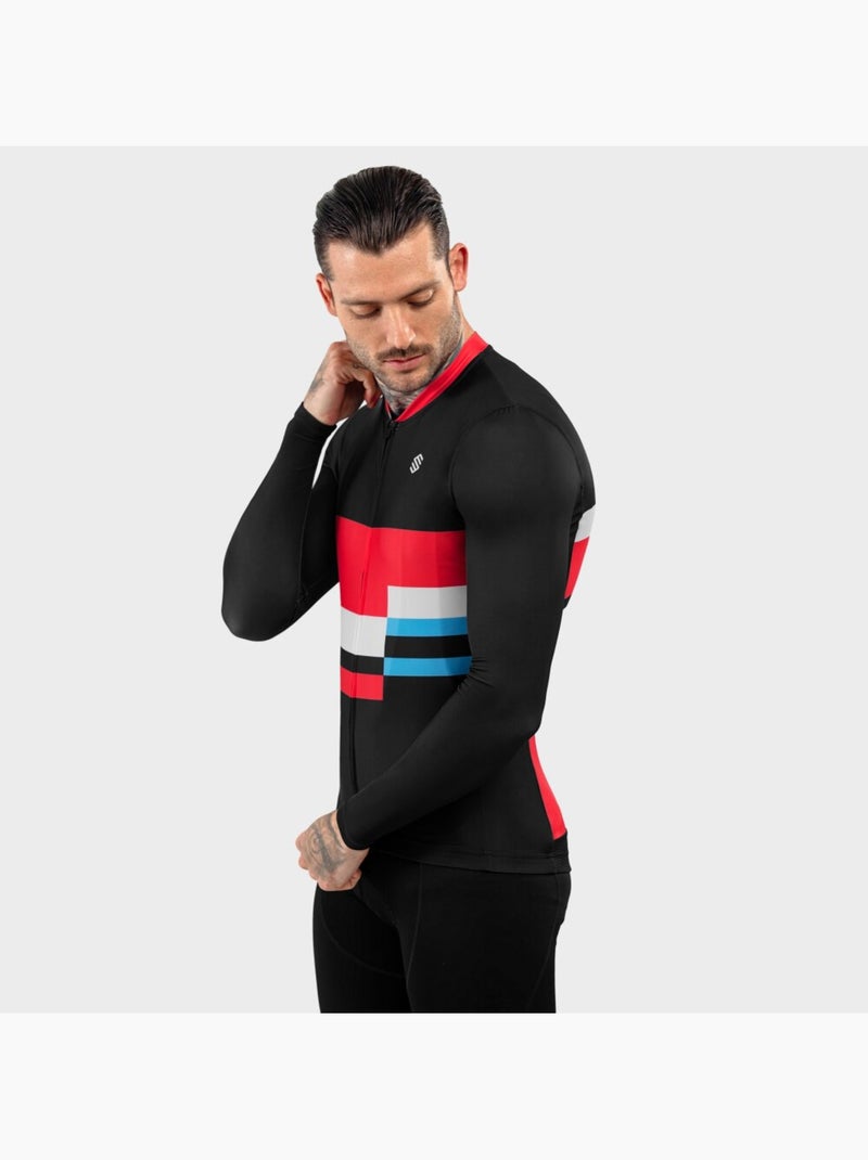 Maillot de manga larga hombre ciclismo hombre m2 riemst Negro - Kiabi