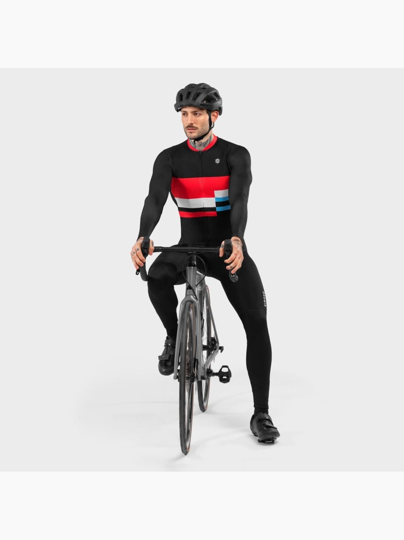 Maillot de manga larga hombre ciclismo hombre m2 riemst Negro - Kiabi