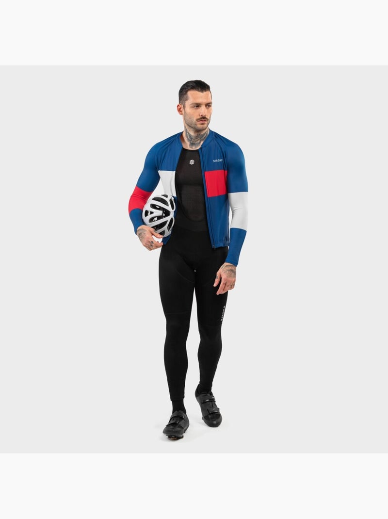 Maillot de manga larga hombre ciclismo hombre m2 vezzana Azul - Kiabi