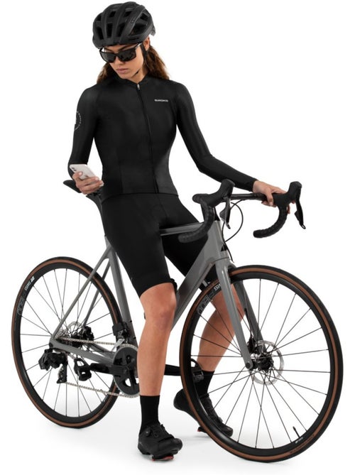 Maillot de manga larga mujer ciclismo mujer m2 eclipse - Kiabi Maillot de manga larga mujer ciclismo mujer m2 eclipse - Kiabi