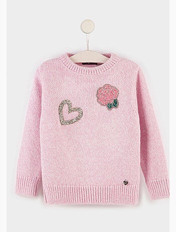 Maillot de niña pink flowers
