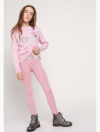 Maillot de niña pink flowers
