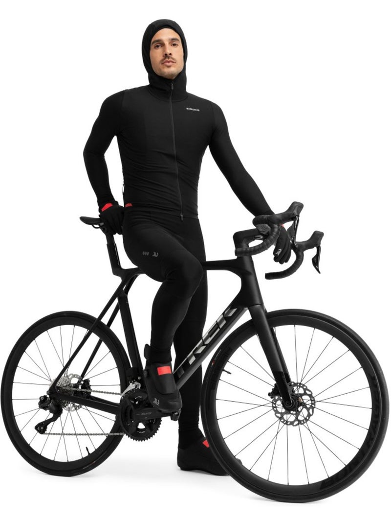 Maillot térmico capucha ciclismo invierno hombre hombre dw valdres Negro - Kiabi