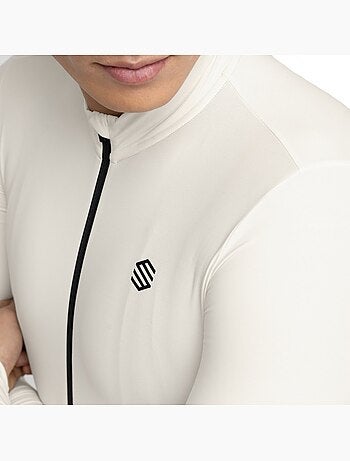 Maillot térmico ciclismo manga larga hombre ciclismo hombre m7 egret