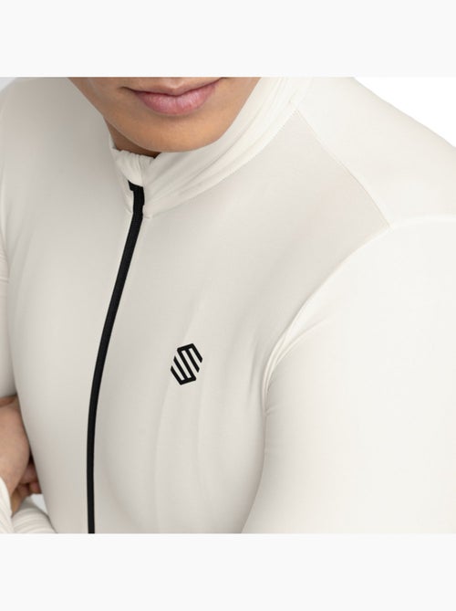 Maillot térmico ciclismo manga larga hombre ciclismo hombre m7 egret - Kiabi Maillot térmico ciclismo manga larga hombre ciclismo hombre m7 egret - Kiabi