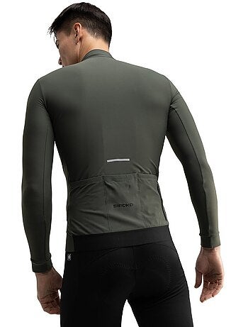 Maillot térmico ciclismo manga larga hombre ciclismo hombre m7 spinacia