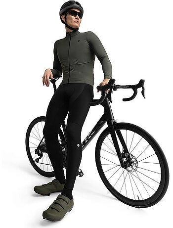 Maillot térmico ciclismo manga larga hombre ciclismo hombre m7 spinacia