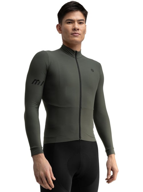 Maillot térmico ciclismo manga larga hombre ciclismo hombre m7 spinacia - Kiabi Maillot térmico ciclismo manga larga hombre ciclismo hombre m7 spinacia - Kiabi