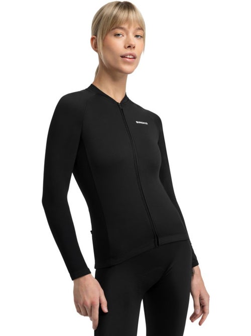 Maillot térmico ciclismo manga larga mujer ciclismo mujer core ashland - Kiabi Maillot térmico ciclismo manga larga mujer ciclismo mujer core ashland - Kiabi