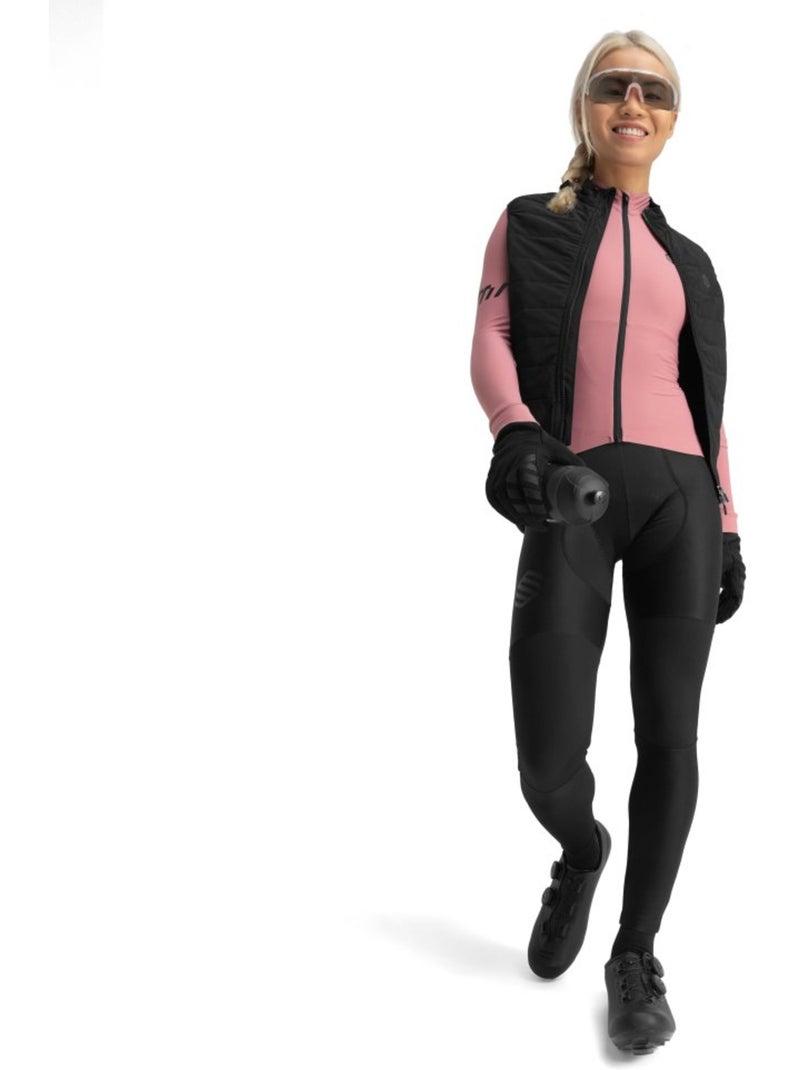 Maillot térmico ciclismo manga larga mujer ciclismo mujer m7 tuscany Rosa - Kiabi