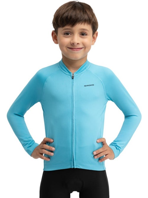 Maillot térmico ciclismo manga larga niño ciclismo niños y niñas k-core whip - Kiabi Maillot térmico ciclismo manga larga niño ciclismo niños y niñas k-core whip - Kiabi