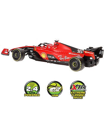 Maisto coche teledirigido f1 2023 ferrari sf-23 leclerc 1:24