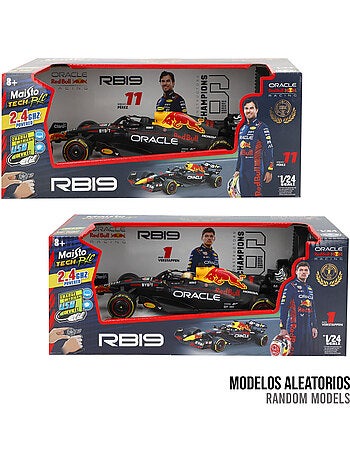 Maisto coche teledirigido f1 2023 oracle red bull racing rb19 nº1 verstappen 1:24