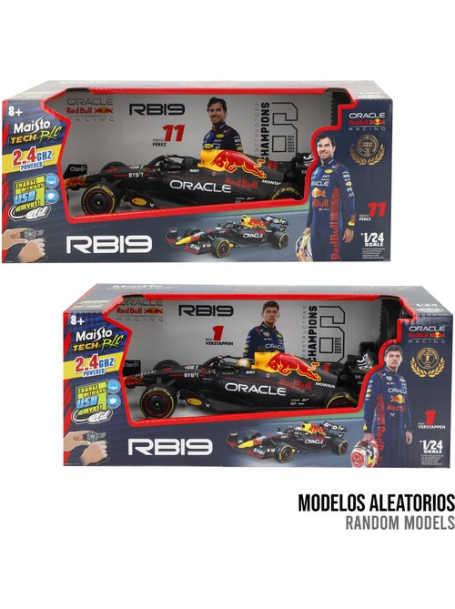 Maisto coche teledirigido f1 2023 oracle red bull racing rb19 nº1 verstappen 1:24 - Kiabi
