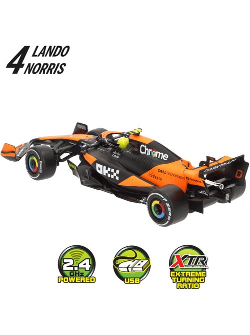 Maisto coche teledirigido f1 2024 mclaren mcl38 leclerc 1:24 - Kiabi