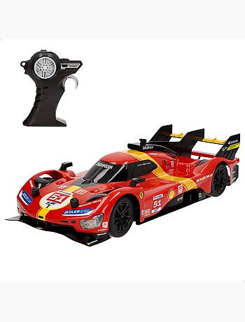 Maisto coche teledirigido ferrari 499p lmh (2023 24h le mans champion) c/luz 1:16