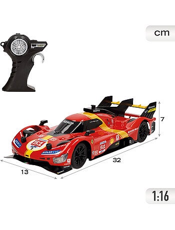 Maisto coche teledirigido ferrari 499p lmh (2023 24h le mans champion) c/luz 1:16