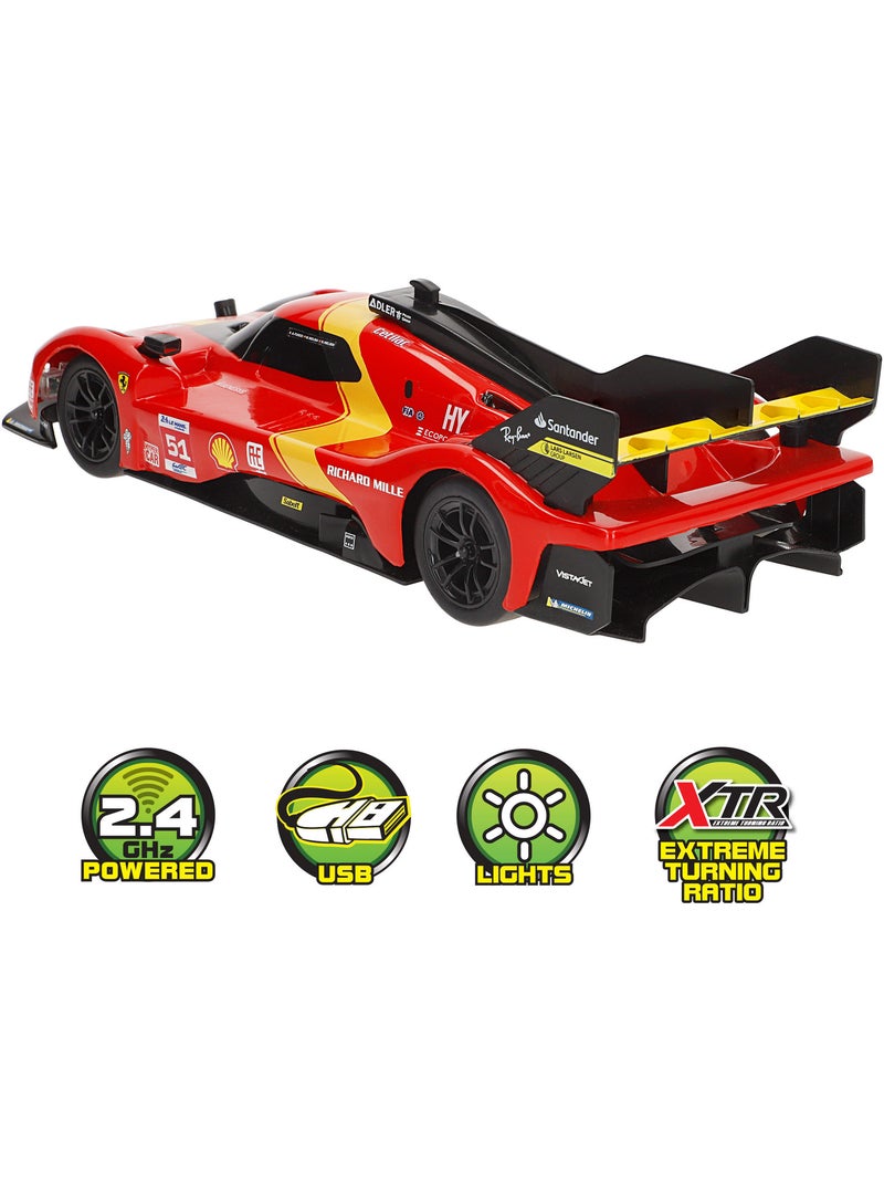 Maisto coche teledirigido ferrari 499p lmh (2023 24h le mans champion) c/luz 1:16 N/D - Kiabi