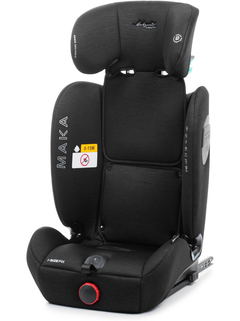 Maka Isize Reclinable 76 - 150  cm Babyauto - BLACK LINE EMBOSSED Negro - Kiabi