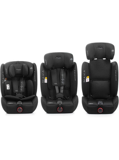 Maka Isize Reclinable 76 - 150 cm Babyauto - BLACK LINE EMBOSSED - Kiabi Maka Isize Reclinable 76 - 150 cm Babyauto - BLACK LINE EMBOSSED - Kiabi