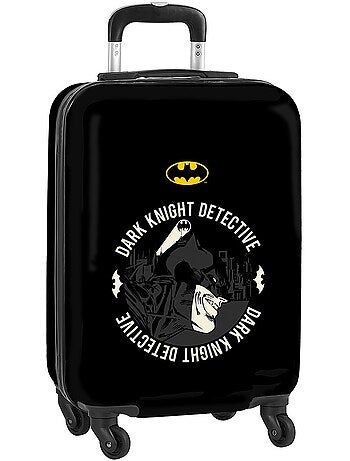 Maleta de cabina 4 ruedas batman detective 50 cm - carcasa rígida brillante