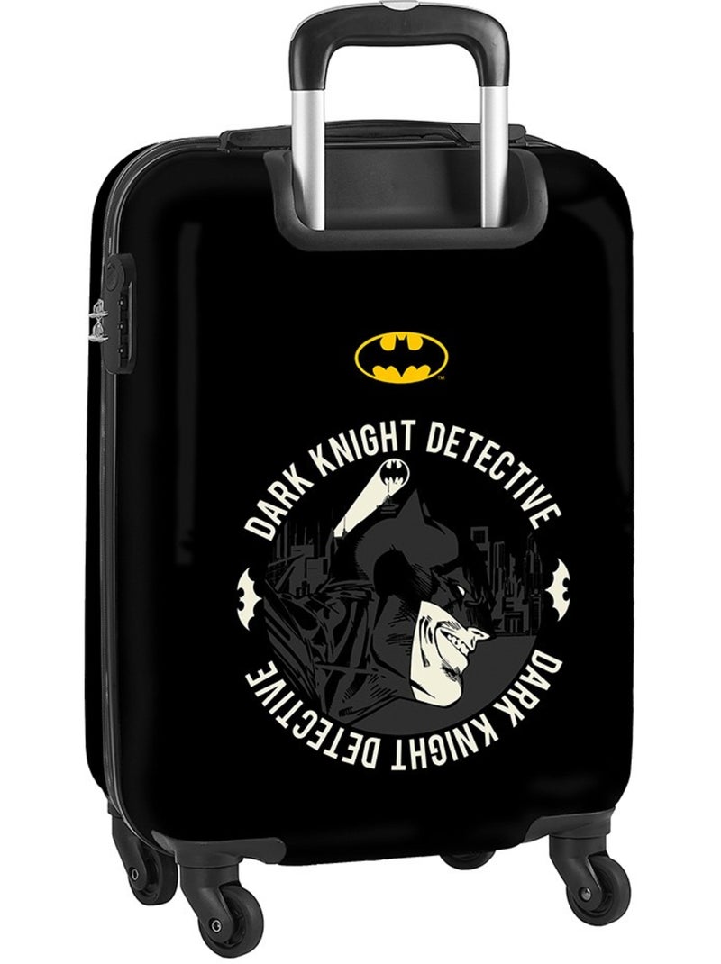 Maleta de cabina 4 ruedas batman detective 50 cm - carcasa rígida brillante Negro - Kiabi