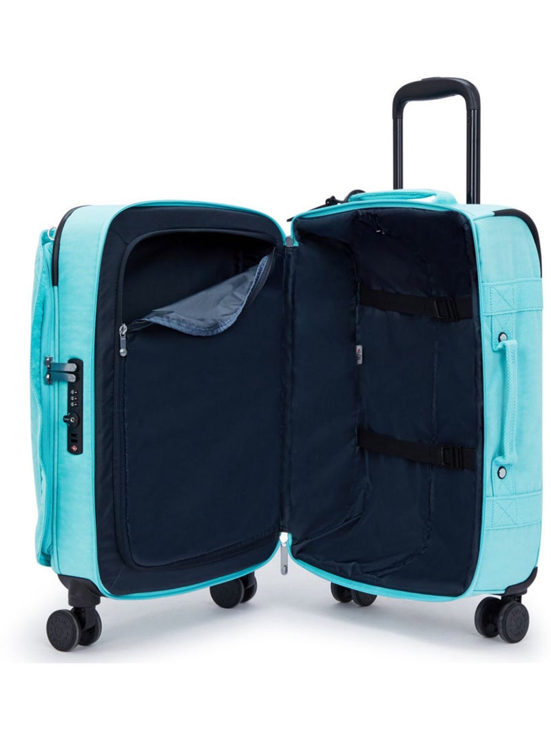 Maleta de cabina 4 ruedas kipling spontaneous s deepest aqua 53 cm - candado tsa integrado Azul Negro - Kiabi