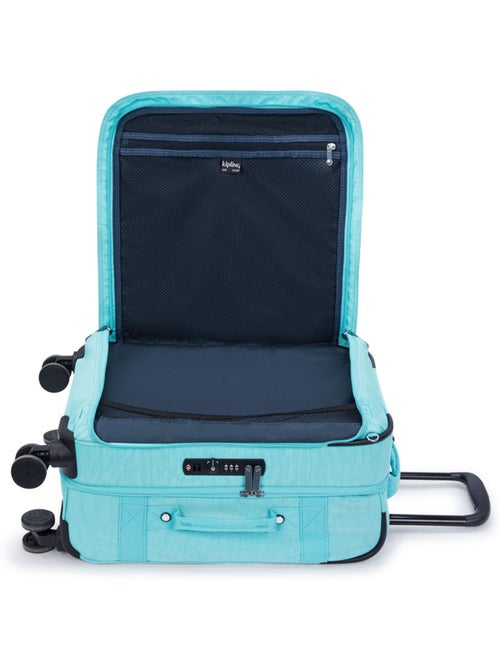 Maleta de cabina 4 ruedas kipling spontaneous s deepest aqua 53 cm - candado tsa integrado - Kiabi Maleta de cabina 4 ruedas kipling spontaneous s deepest aqua 53 cm - candado tsa integrado - Kiabi
