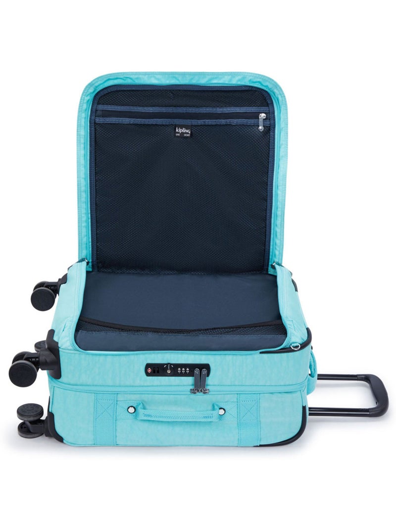 Maleta de cabina 4 ruedas kipling spontaneous s deepest aqua 53 cm - candado tsa integrado Azul Negro - Kiabi