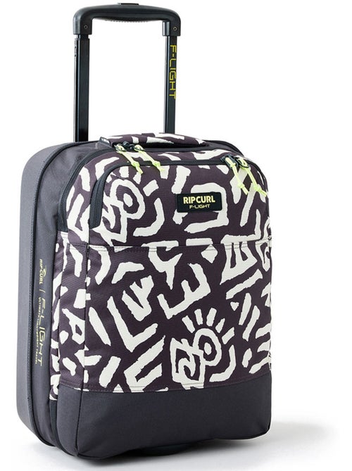 Maleta de cabina con ruedas 30 l rip curl f-light de tejido negro lavado - Kiabi Maleta de cabina con ruedas 30 l rip curl f-light de tejido negro lavado - Kiabi