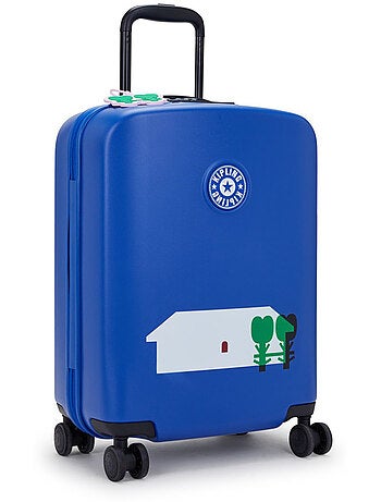 Maleta de cabina rígida 4 ruedas kipling curiosity s azul 55 cm - candado tsa integrado