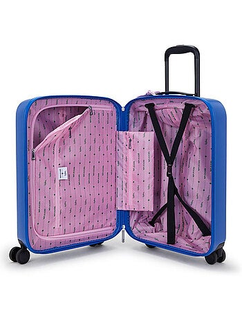 Maleta de cabina rígida 4 ruedas kipling curiosity s azul 55 cm - candado tsa integrado