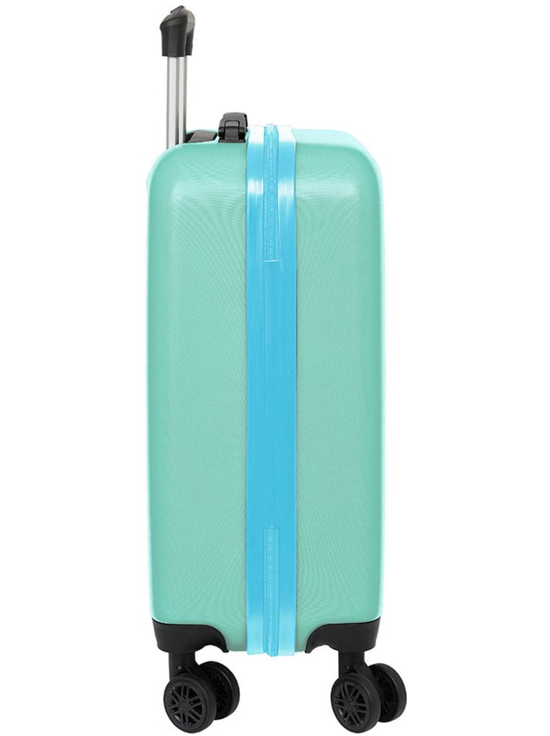 Maleta de cabina rígida abs+pc disney stitch aloha safta Azul verde claro Azul - Kiabi