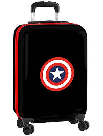 Maleta de cabina rígida con motivo de escudo captain america avengers