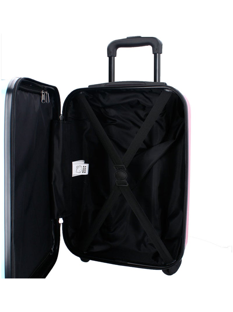 Maleta de cabina rígida hello kitty estampada vadobag Azul Rosa Negro - Kiabi