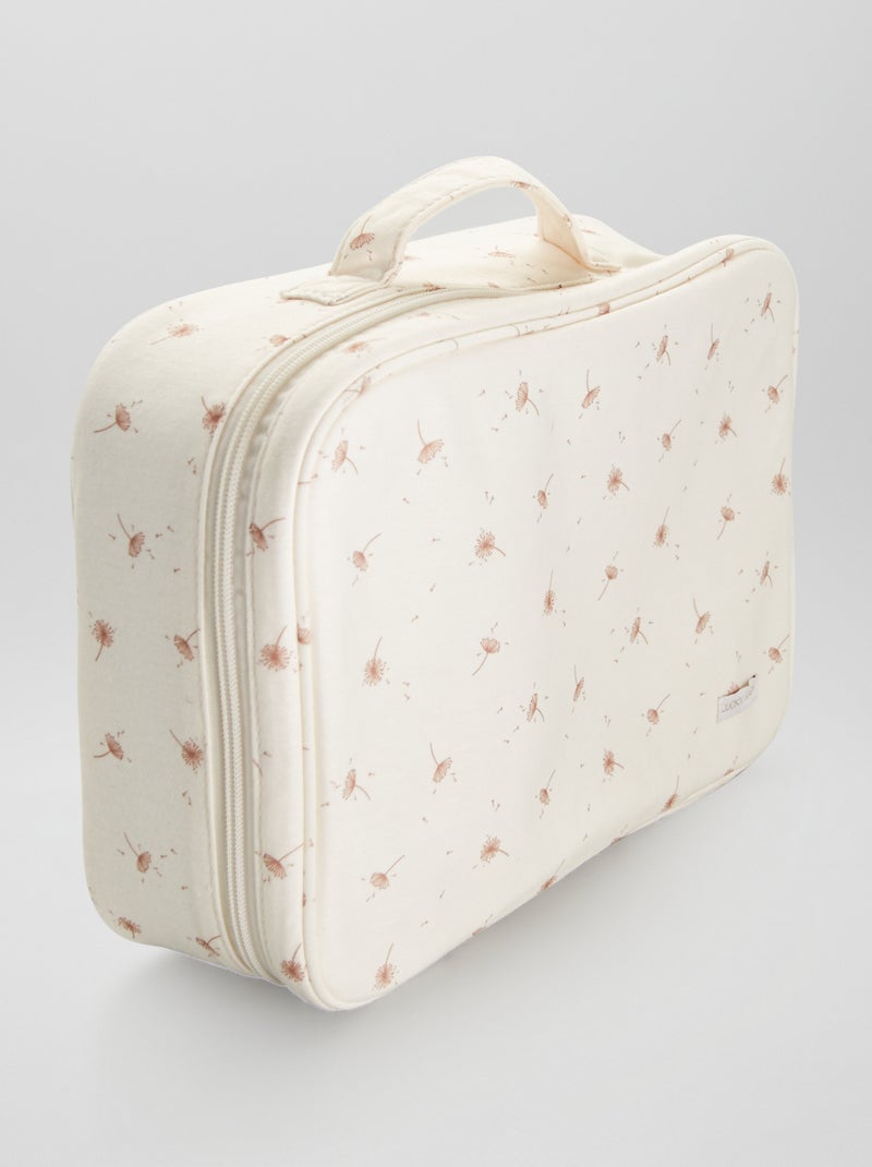 Maleta de nacimiento estampada BLANCO - Kiabi