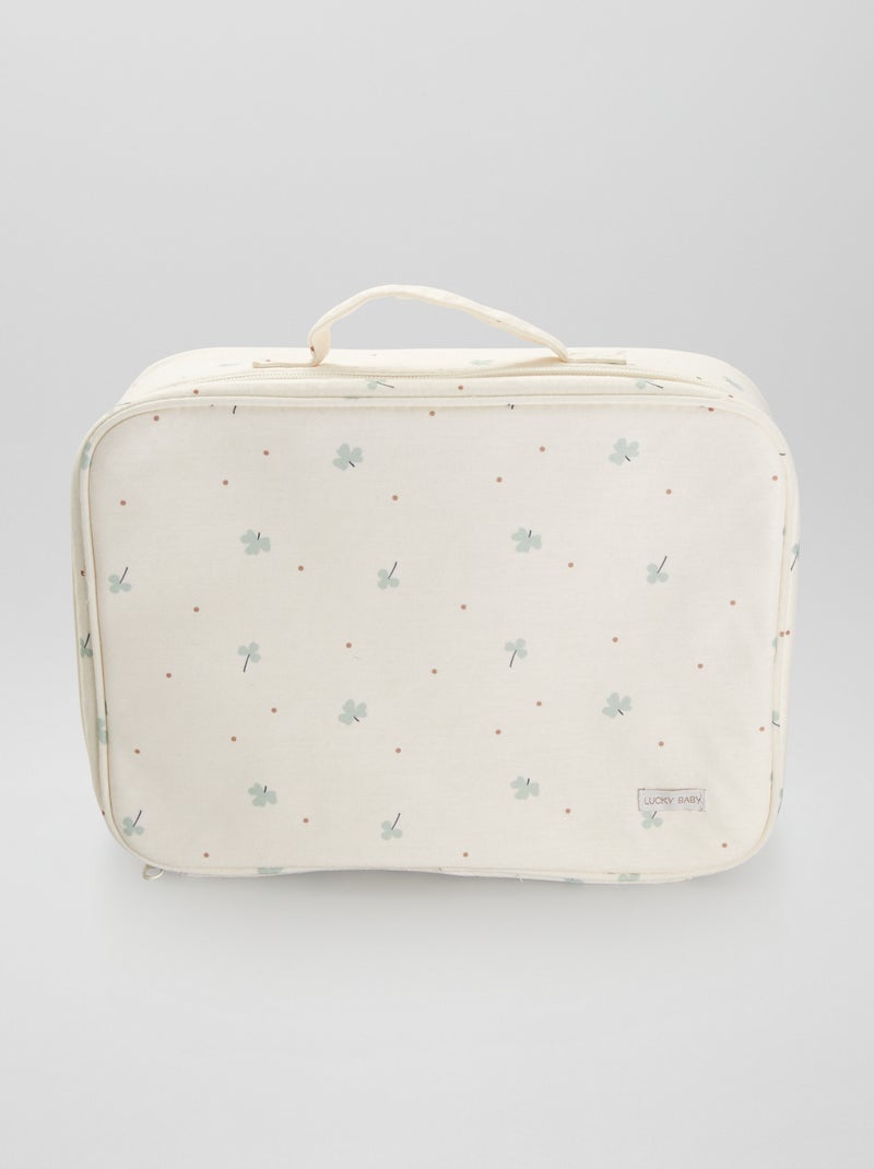 Maleta de nacimiento estampada BLANCO - Kiabi